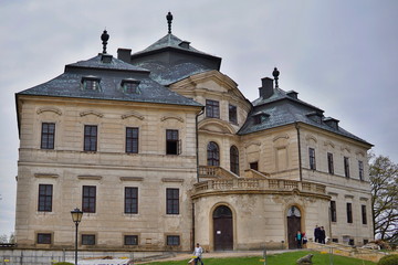Fototapeta na wymiar Château Karlova Koruna in the town of Chlumec nad Cidlinou in the Czech Republic as a typical European palace 