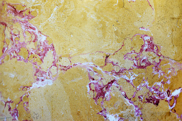 Background marble of different colors from yellow to white