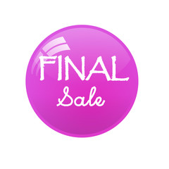 Final sale sticker.
