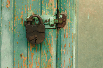 large padlock for the door