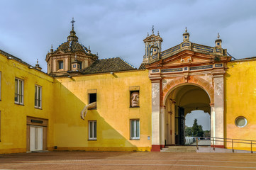 Fototapeta na wymiar Monastery of the Cartuja (Charterhouse), Seville, Spain