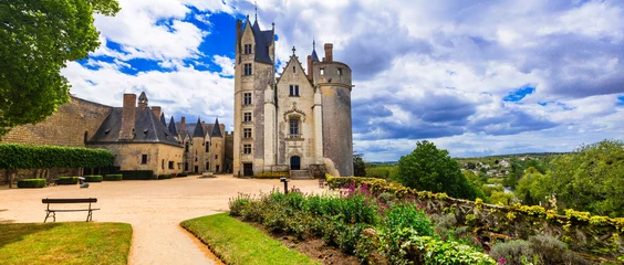 Gardinen Majestic medieval castles in Loire valley - Chateau de Montreuil-Bellay. France © Freesurf