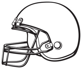 Fototapeta premium american football helmet