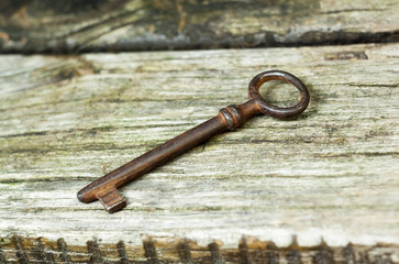 Old key -  solution, success concept