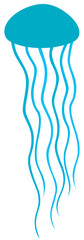 jellyfish icon vector illustration