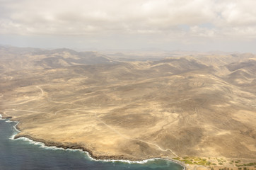 Aerial view of Morocco, Africa