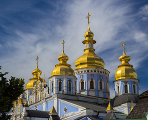 Fototapeta na wymiar Saint Michael's Golden-Domed Cathedral in Kyiv