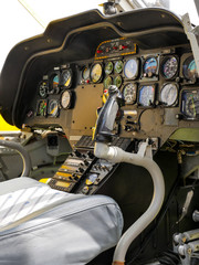 Cockpit Rettungshubschrauber
