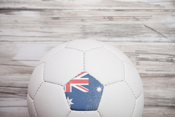 Soccer: Australian Soccer Ball Background For International Competition