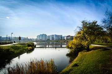 Naklejka premium Balaton lake- Warsaw, Poland