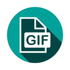 gif icon stock vector illustration flat design