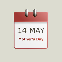 mothers day calendar 2017