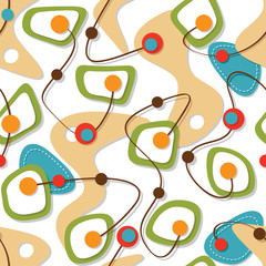 trendy colorful abstract pattern