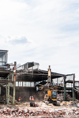 Fototapeta premium Gebäude Abriss