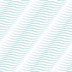 Abstract wavy seamless pattern, vector background. Fashion wave texture. Geometric template. Graphic style for wallpaper, wrapping, fabric, background design, apparel, print production.