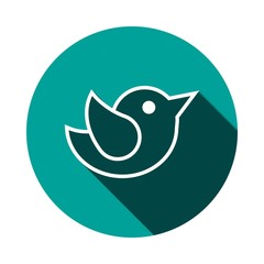 bird icon stock vector illustration flat design