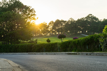 summer road golf course