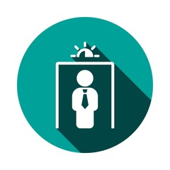 metal detector icon stock vector illustration flat design