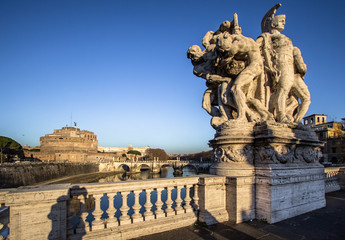 Sant' Angelo Bridge and Sant' Angelo Castel, Rome