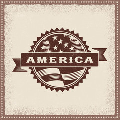 Vintage America Label