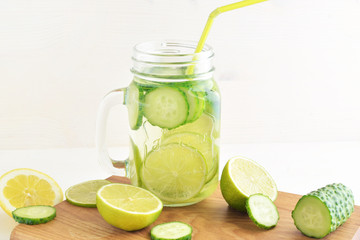 detox citrus cucumber water