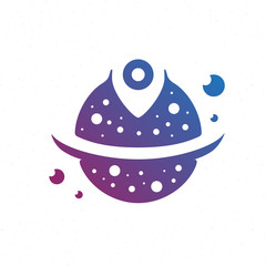 An illustration of a planet