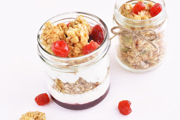 Greek yogurt with granola