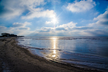 Baltic sea in the winter- Poland