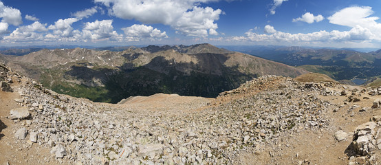 Mount Lincoln Summit Panorama