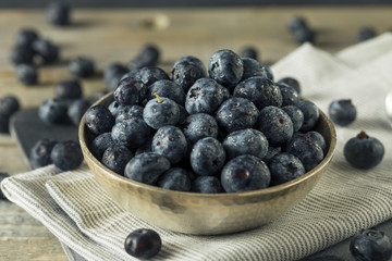Raw Organic Healthy Blueberries
