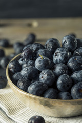 Raw Organic Healthy Blueberries