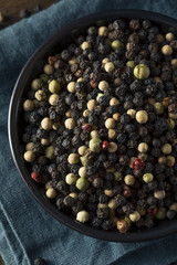 Raw Organic Mixed Peppercorns
