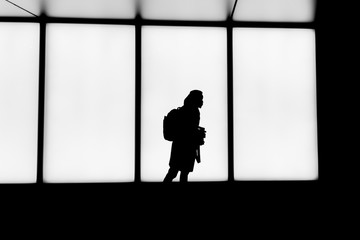 Photographer silhouette