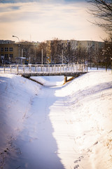 Balaton Lake in winter - Warsaw, Poland