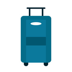 travel suitcase icon image vector illustration design 