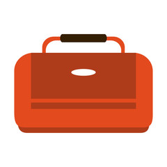 travel suitcase icon image vector illustration design 