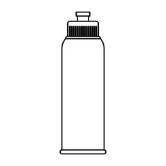 sports bottle icon image vector illustration design  single black line