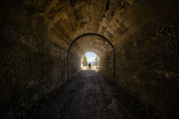 Fototapeta na wymiar Tremalzo tunnel