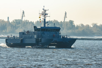 Small military ship