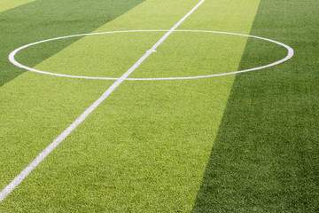 Obraz premium artificial grass football field