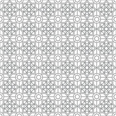 seamless islamic pattern and background vector illustration