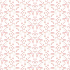 Seamless vector pink ornament. Modern background. Geometric modern pattern