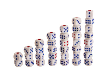 seven step stack dice