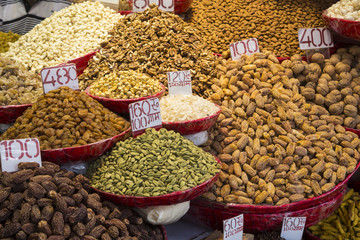 various spice display