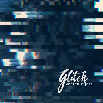 digital glitch vector abstract background