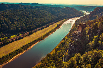 Obraz premium Elbe river