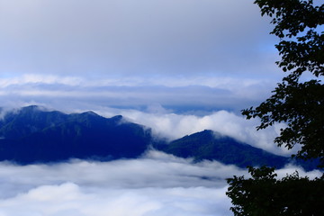 Fototapeta premium 雲海の風景