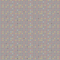 Seamless geometric vector pattern. Modern ornament with colorful stars. abstract pattern.v