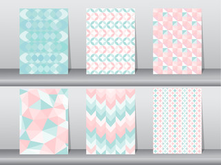 Set of pattern retro style,template,Vector illustrations 