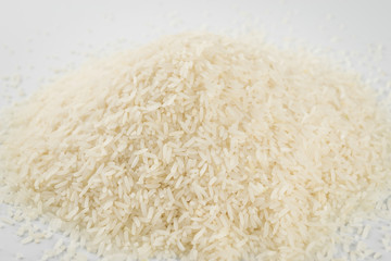 rice basmati, white rice in closeup